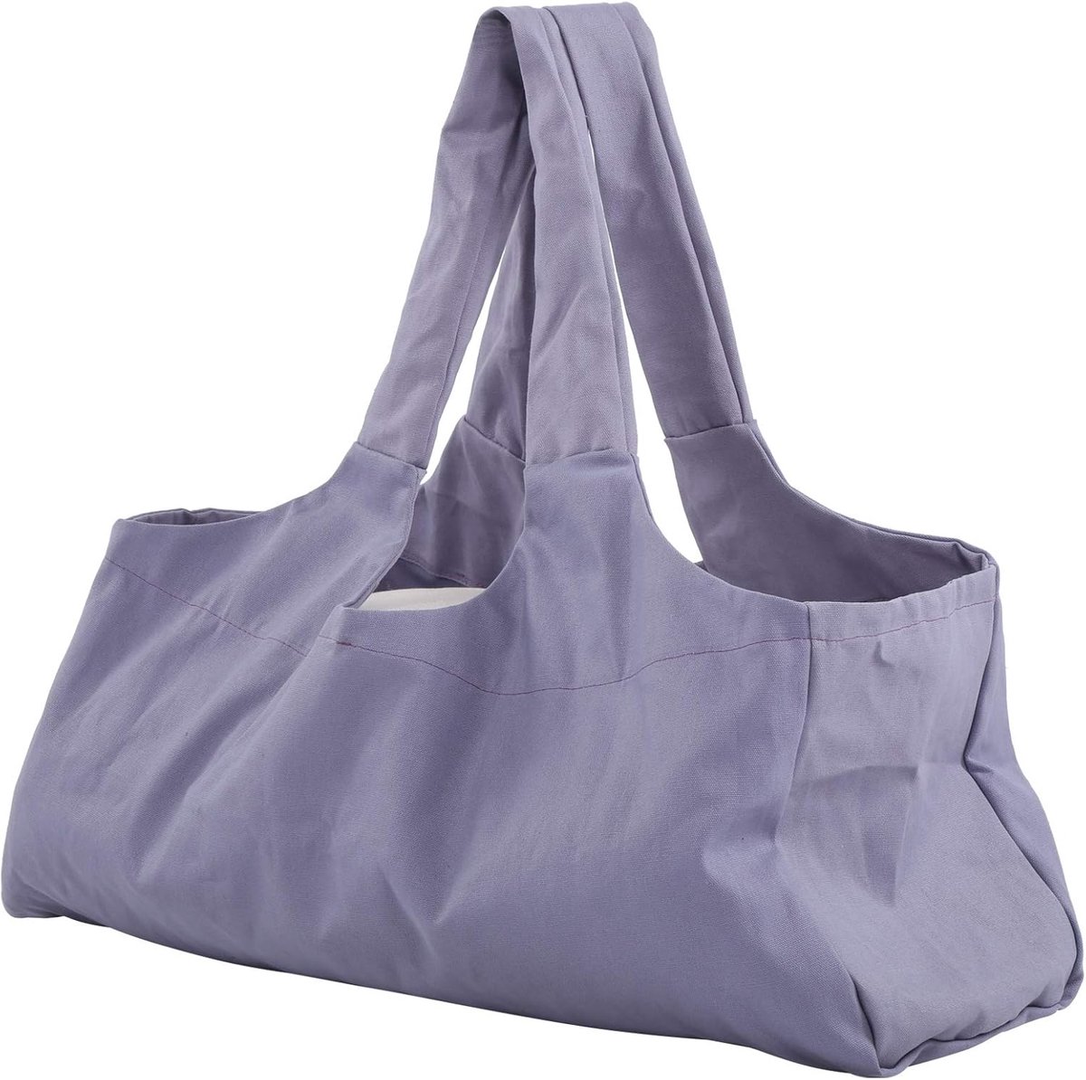 yogatas, pakket paarse oversized tas, voor fitnesskleding op reis, met multifunctioneel lichtgewicht canvasmateriaal