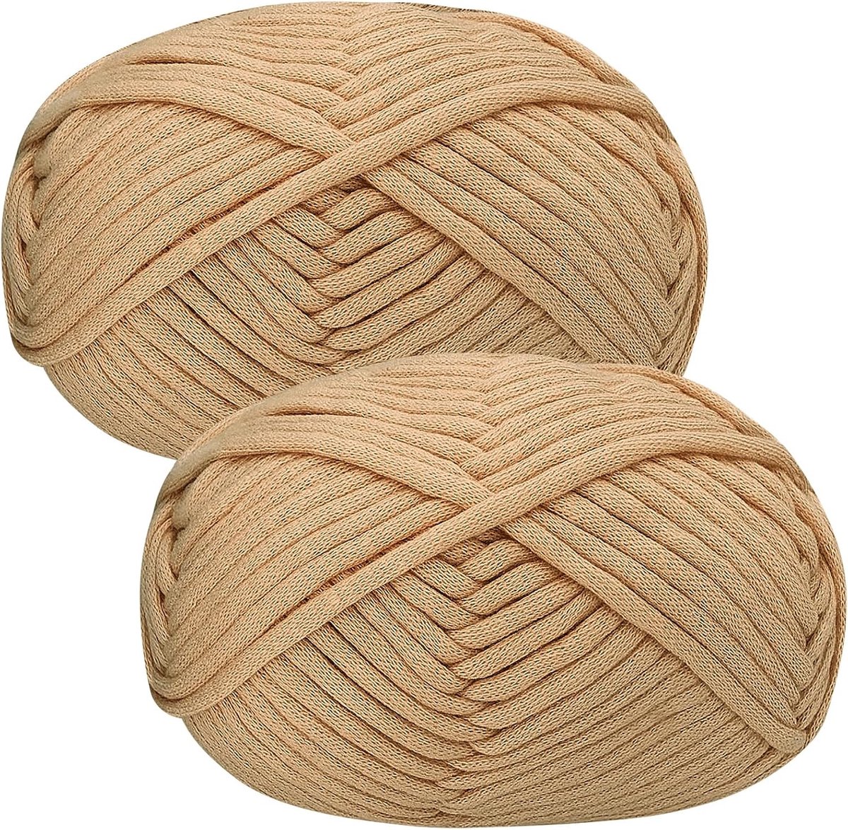 garen om te haken, katoenen garen, dikke wol om te haken, 2 x 50 g, haakgaren voor beginners, amigurumi-garen, Easy Crochet Starter Kit kakigaren