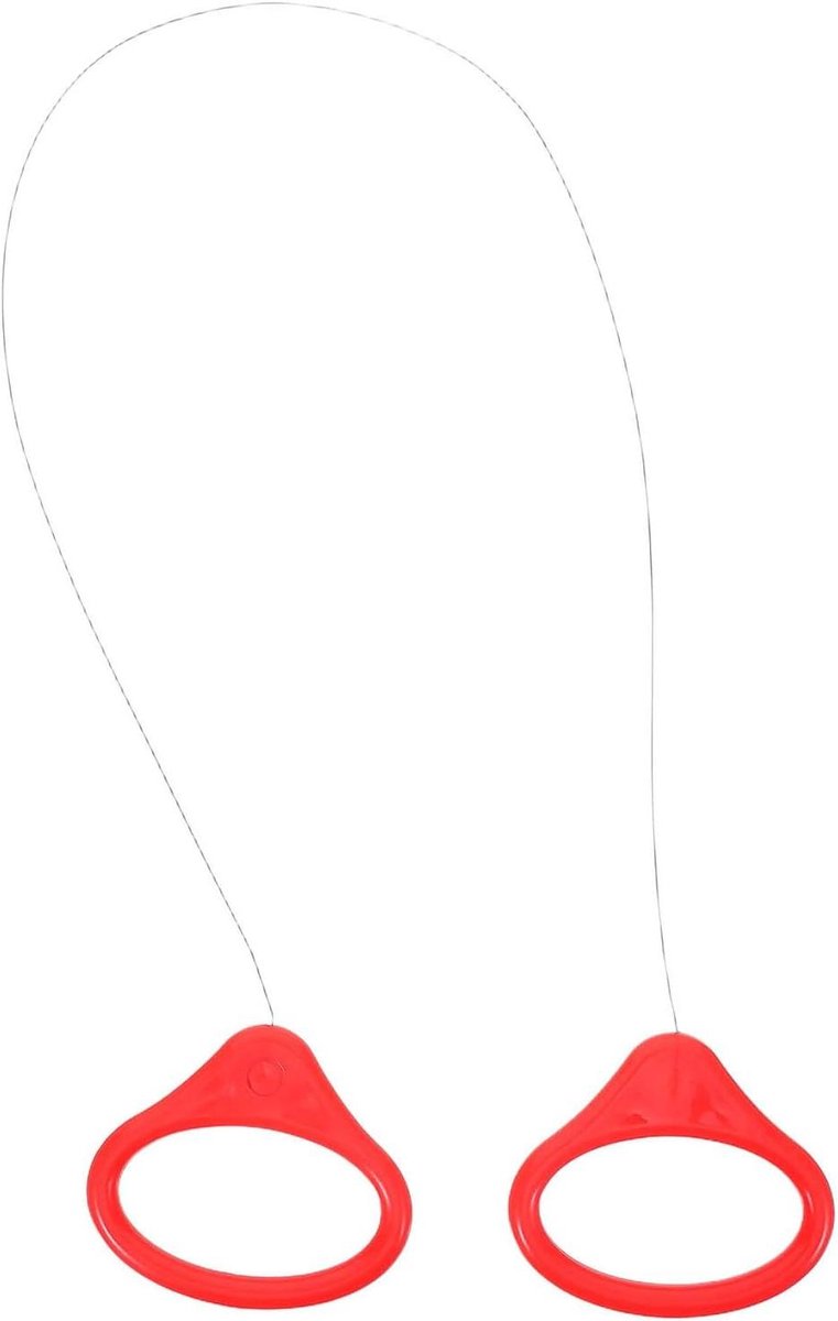 Keramiek Draadsnijder - Kleisnijder Aardewerk - Pottenbakken Beeldhouwen - Antislip Plastic Handgreep - 55 cm - Rood