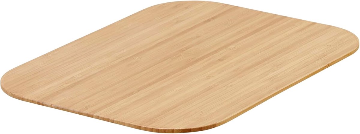 Mand Bamboe deksel - One size deksel - Past SmartStore gerecyclede manden: 6L, 10L, 13L - Duurzaam, stapelbaar en nestbaar - L38 x B28 x H1 cm