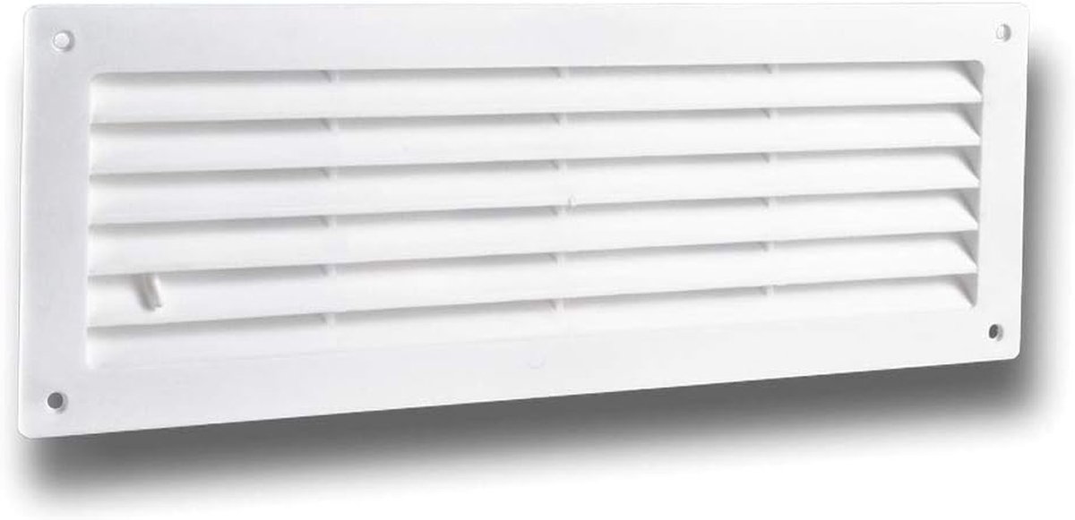 Deurventilatierooster - Deurrooster MV450 - Luchtcirculatie Verbeteren - Afsluitbaar Ontwerp - 95 x 432 mm - Wit