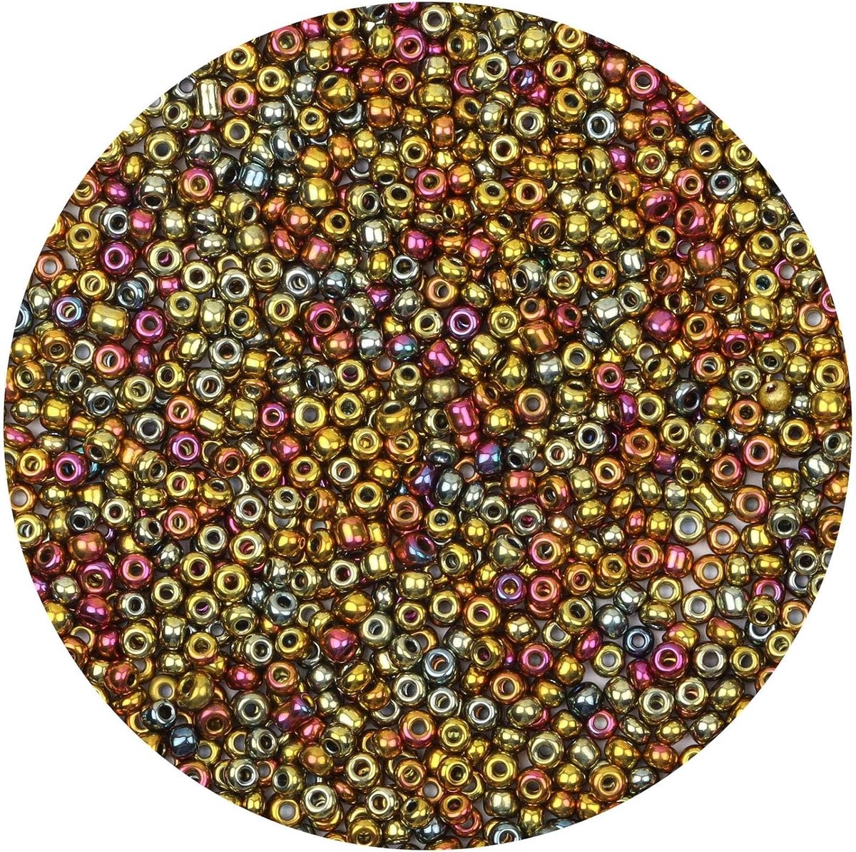 Kralen voor armbanden, 5000 stuks rocailles-kralen voor het maken van sieraden, kleurrijke ronde kleine kralen voor doe-het-zelf halskettingen, oorbellen, sleutelhangers