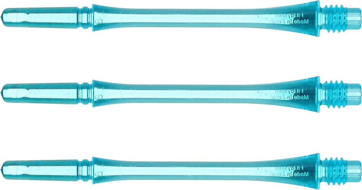 Dart Shafts - Dart Accessoires - Precisie Werpen - Versterkte Kunststof - Maat 6 - Helder Blauw