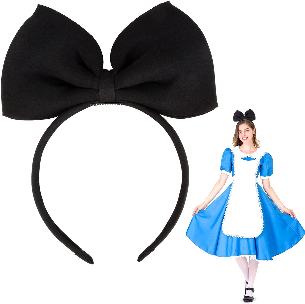 Haarband, strik, hoofdbanden, hoofdtooi voor vrouwen en meisjes, perfecte haaraccessoires voor feest en cosplay