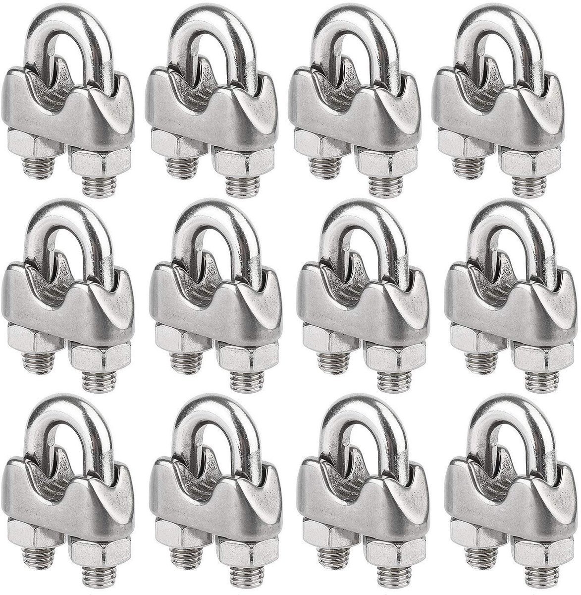 Draad Touw Clip Kabel Klem 304 RVS U Bout Zadel Bevestiging door Hyber&Cara