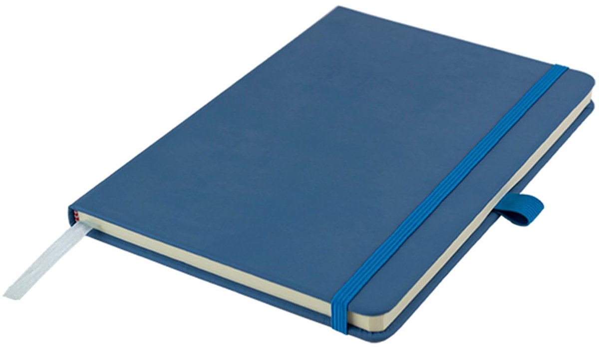 Notebook Nieuw Gevoerd Hardback Journal met penlus, elastische sluiting & lint pagina marker Kladblok Note Boek Notities Dagboek Pad (Lichtblauw)