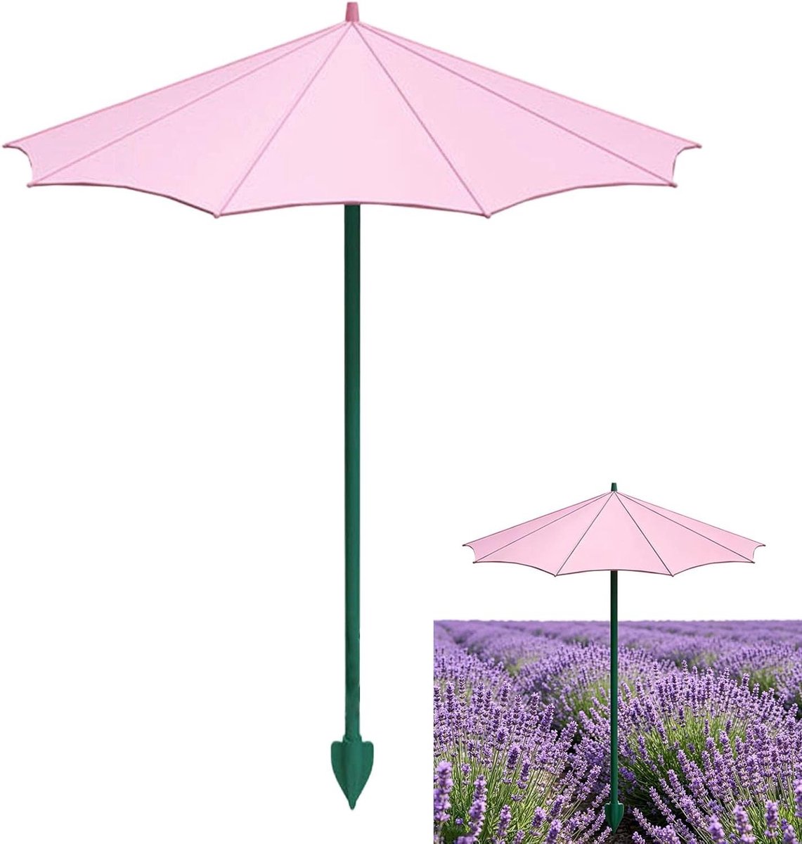 Plantenparasol - Beschermhoes planten - Bescherming tegen zon - Uv-bescherming - 34 x 26.5 cm - null