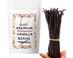 LAVANI® – 15 Premium Bourbon Vanillestokjes uit Madagaskar – 16-18 cm – Zacht, Vlezig en Intens Aromatisch – Lang Houdbaar