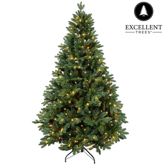 Premium Kerstboom Excellent Trees® LED Mantorp 210 cm met 380 Lampjes
