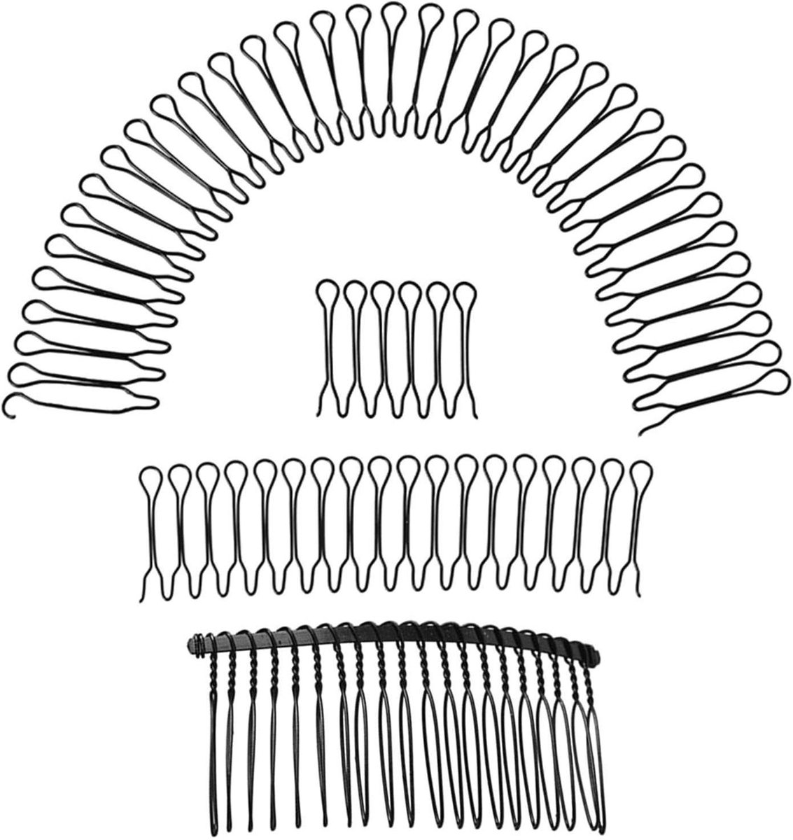 Haarkam Clips - Haarfixeerder Stylingtool - Haar Stylen - Onzichtbaar Pony Design - 15.9 x 9.6 x 1 cm