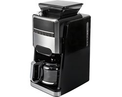 SNJY® Koffiemachine met Bonen - Volautomatische Koffiemachine - Espressomachine - Koffiezetapparaat Bonen - 1400W - Zwart