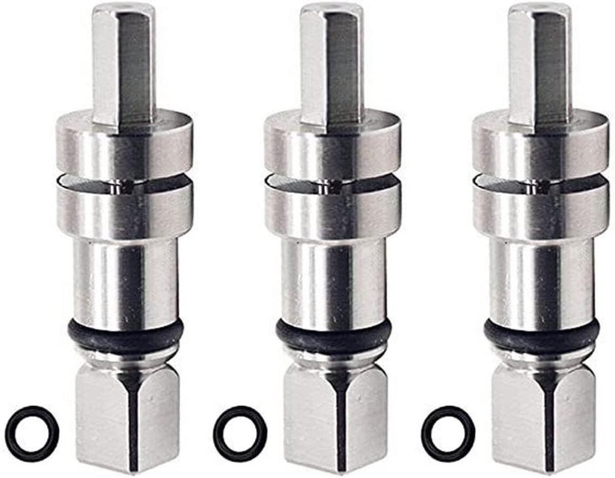 Pasta Opzetstuk Koppeling - Reserveonderdeel Mixer - Zelf Pasta Maken - CNC Bewerkte Schacht - 3-Delige Set - Metaal