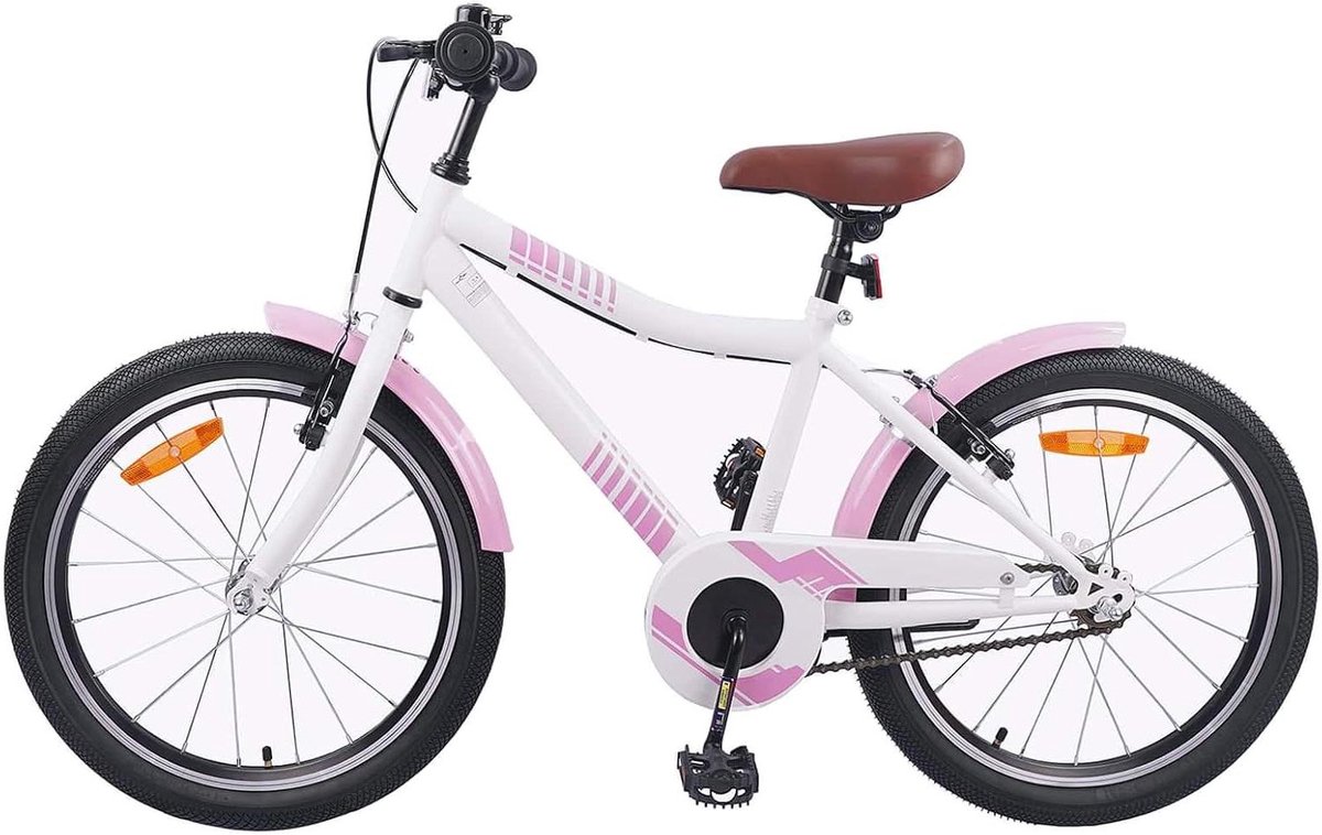 Kinderfiets Jeugdfiets Buitenspeelgoed Buitenavontuur Kinderen Verstelbare Handvatten Zadel 18 inch Lichtroze
