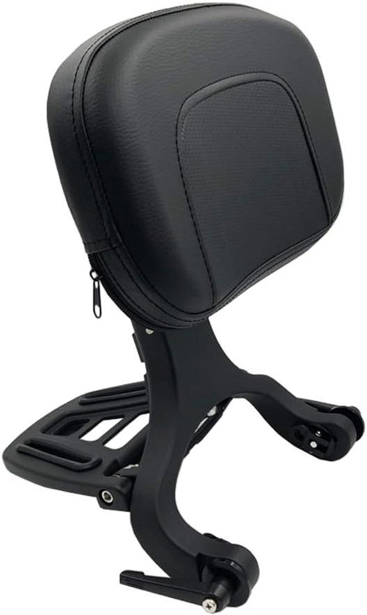 Verstelbare Rugsteun - Bagagedrager - Comfortabel Reizen - Inclusief Bagagerek - 36x27x18 cm - Zwart