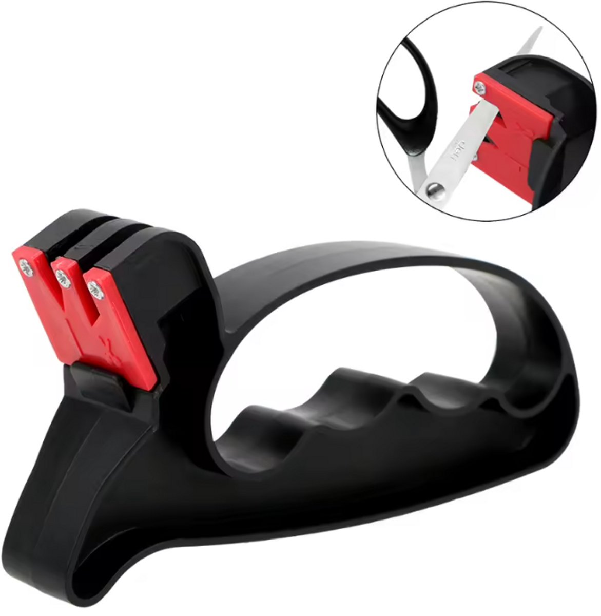 Finnacle - Slijper voor messen en scharen - Ergonomisch veelzijdig - Keukengereedschap - Slijpen messen scharen