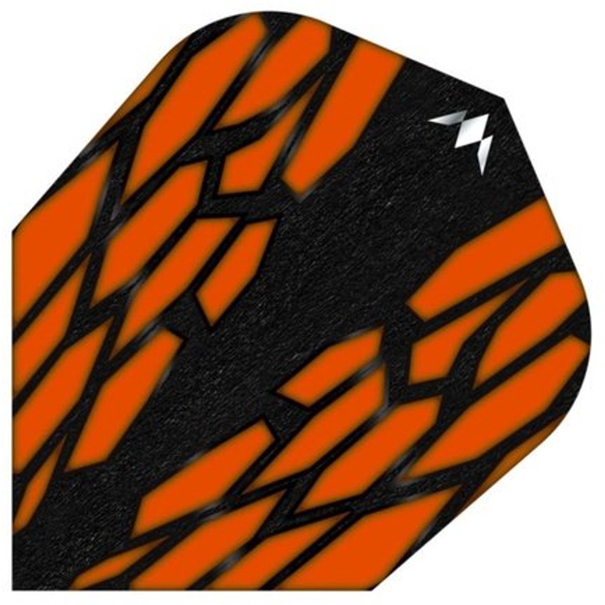 Mission Solo Magma Orange No.6 Dart Flights - 100 micron
