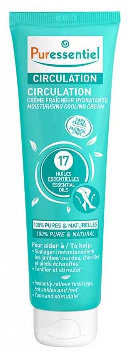 Puressentiel Circulation Fresh Hydraterende Crème met 17 Essentiële Oliën 100 ml
