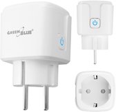 GreenBlue - Stopcontact met afstandsbediening en wifi - timer, wattmeter, max. 16 A/3840 W, GB735 W