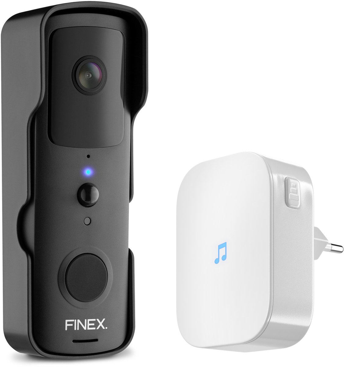 Finex Video Deurbel V1.1 - Inclusief binnenbel & batterijen - Finex™ - €69,95