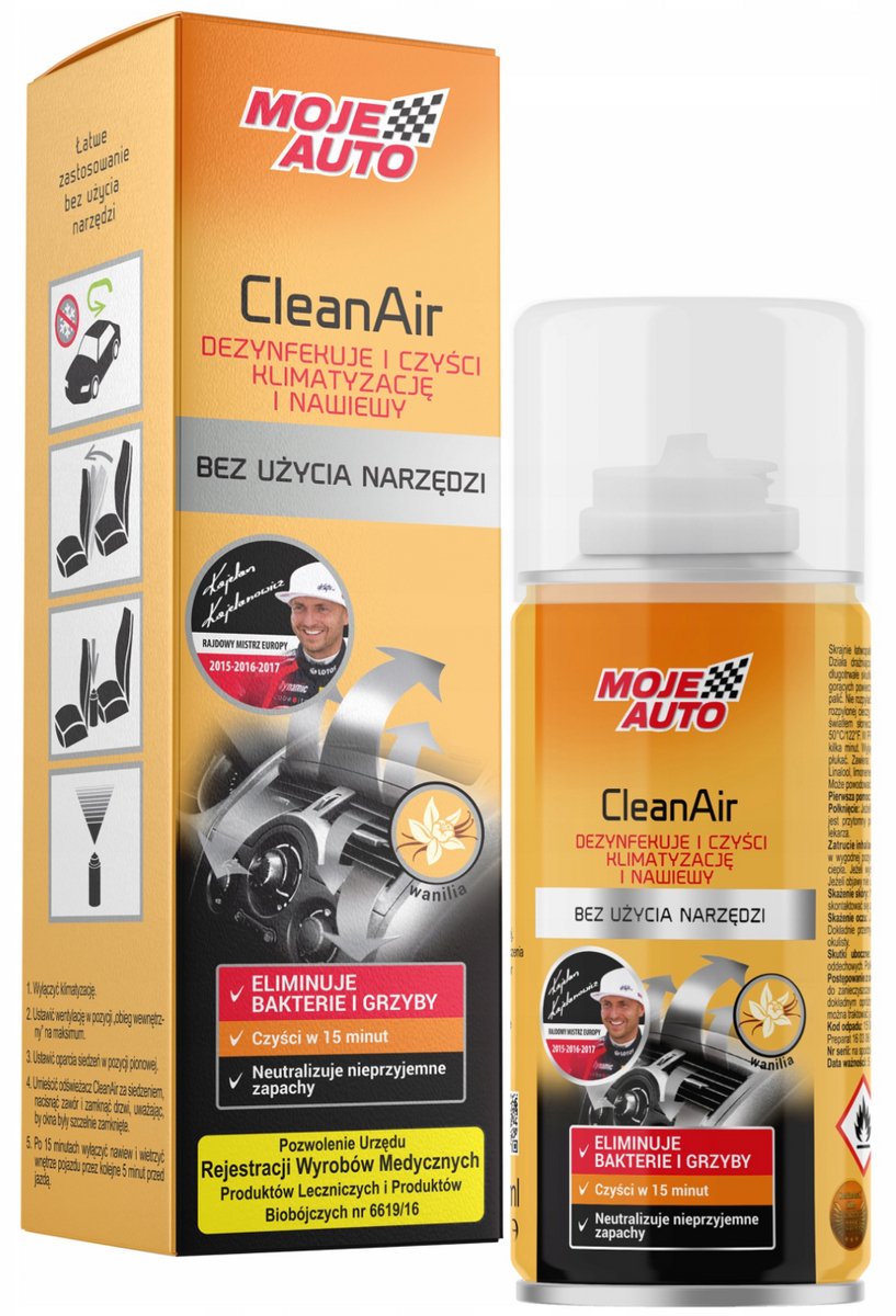Moje Auto CleanAir - Luchtverfrisser - Wanille - 150ml