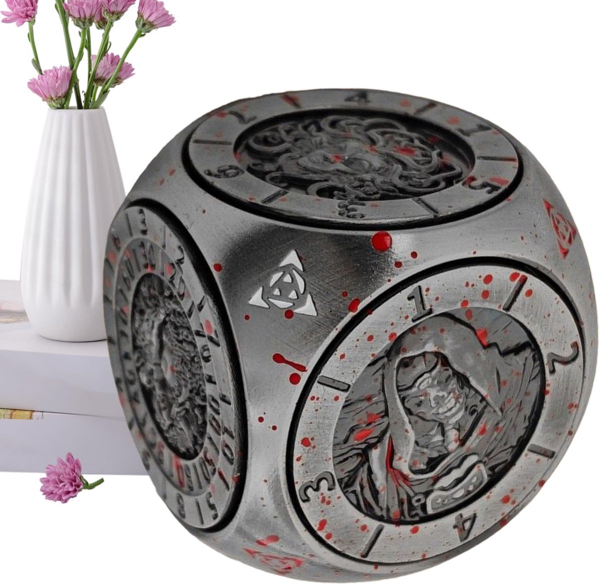 Metalen Dobbelstenen Set - Tafelspel Accessoires - Spelplezier Vergroten - Verhoogde Tactiele Betrokkenheid - 117 x 93 cm - Niet gespecificeerd