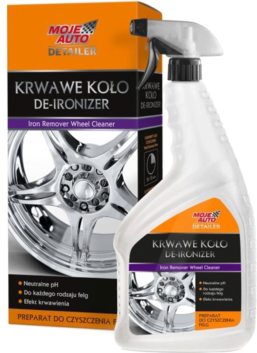 Moje Auto Detailer - Velgenreiniger - 750ml - Krwawienie Effect - Voor Alle Velgen