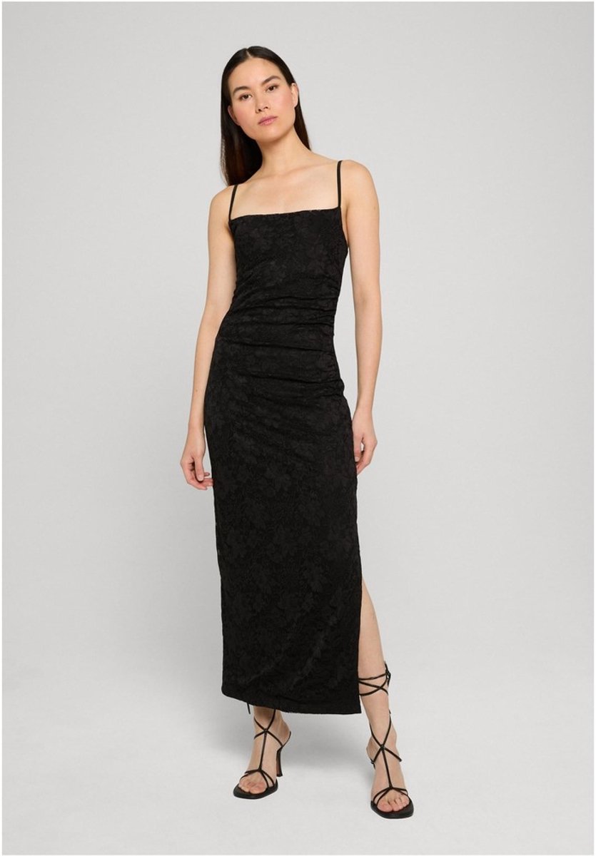 Urban Classics Stretch Lace Lange jurk XL Zwart