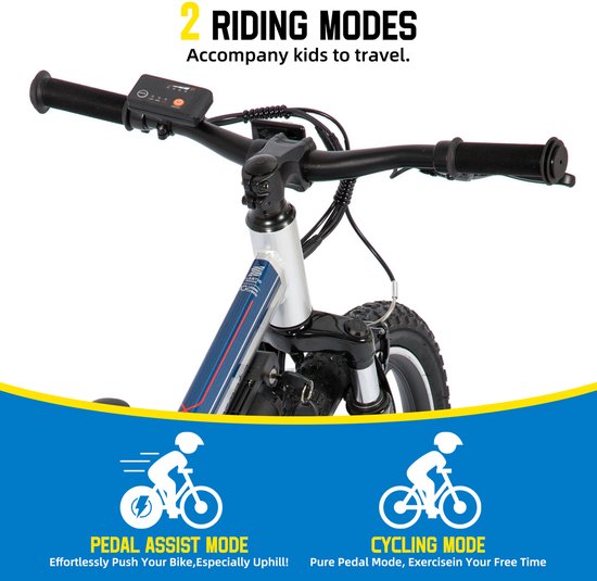 STARMOTO Radspur Elektrische Mountainbike - 20 Inch - 250W Motor - Vering Voorvork - Wit — afbeelding 4