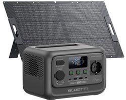 BLUETTI Elite 30 V2 600W – 288Wh -Draagbaar zonne-energiestation – met 100W Zonnepanelen PV100- Powerstation 230V Draagbare Accu -voor Camping, Camper, Thuis Noodstroom