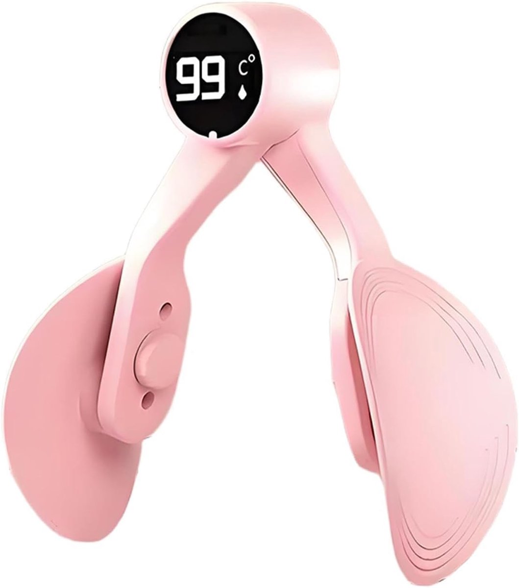 Dij Trainer - Beenspiertrainer - Spierversterking Thuis - Verstelbare Intensiteit - Unisex Volwassene - Roze