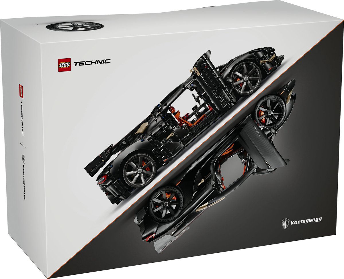 LEGO® Technic Koenigsegg Sadair's Spear Megacar - Technische Bouwset voor Volwassenen - 42232 — cadeau in Spellen & Speelgoed - foto 6