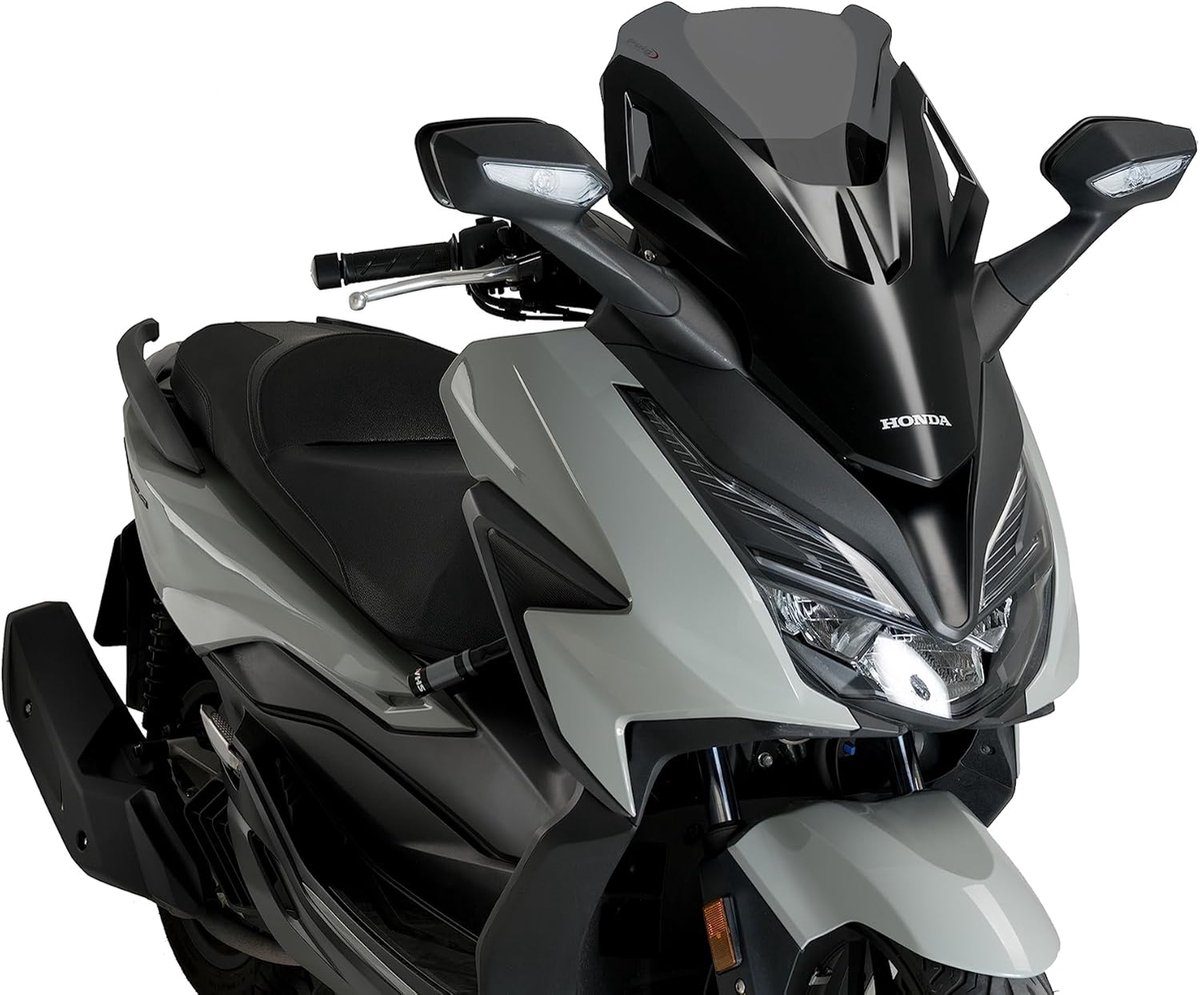 Windscherm Deflector - Sport Scherm - Motor Aerodynamica - Getest in Windtunnel - 42.5 x 38 cm - Donker Gerookt