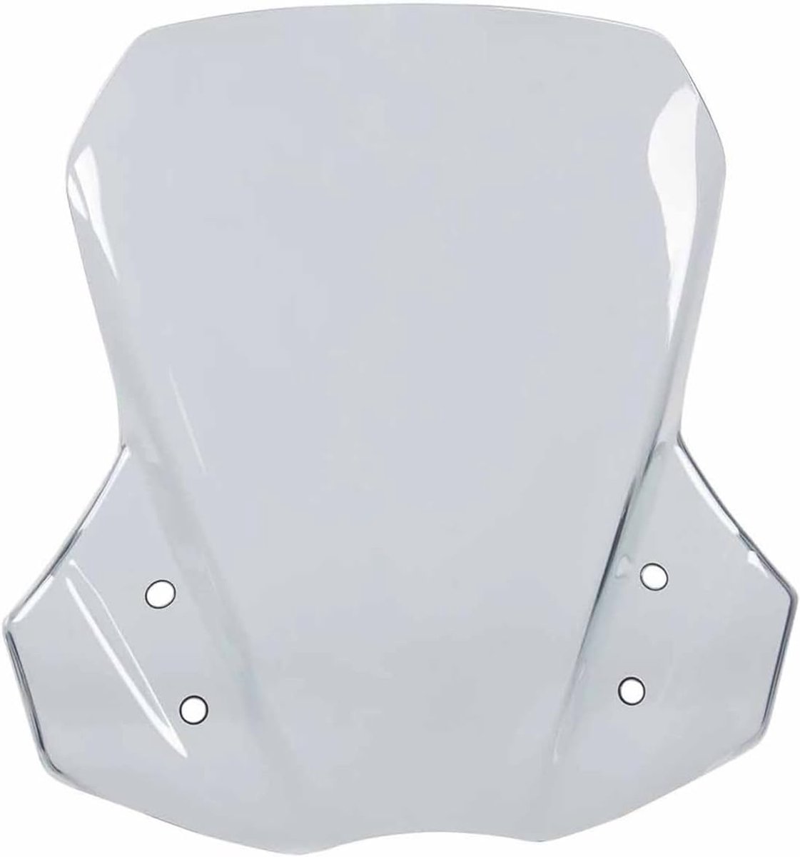 Motorfiets Windscherm - Deflector Vizier - Comfortabel Rijden - Slagvast PC Plastic - 1100 gram - Transparant