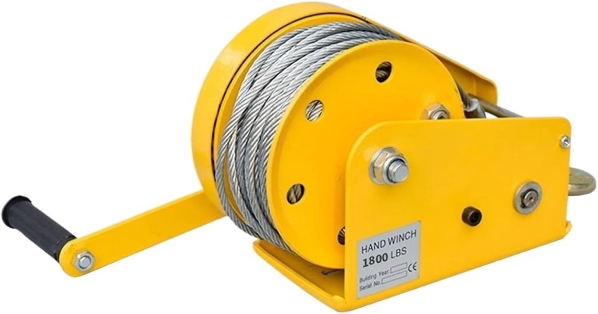 Installatie tool - Lier beugel - Airco monteren - Zelfborgende lier - 1200LB 10m - Zwart
