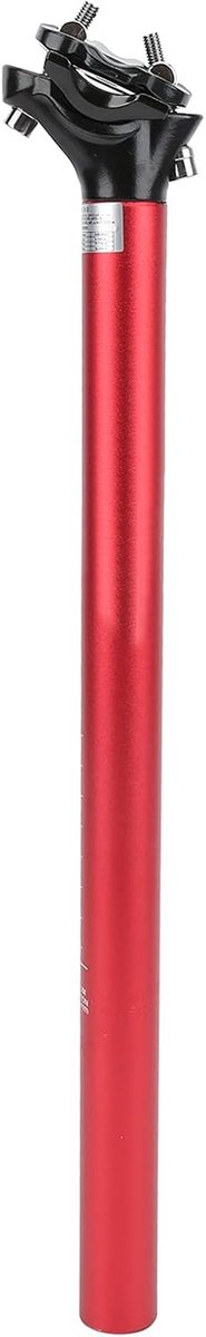 Verstelbare Zadelpen - Fiets Zadelpen - Comfortabel Fietsen - Lichtgewicht Aluminium - 272 Mm 400 Mm - Rood