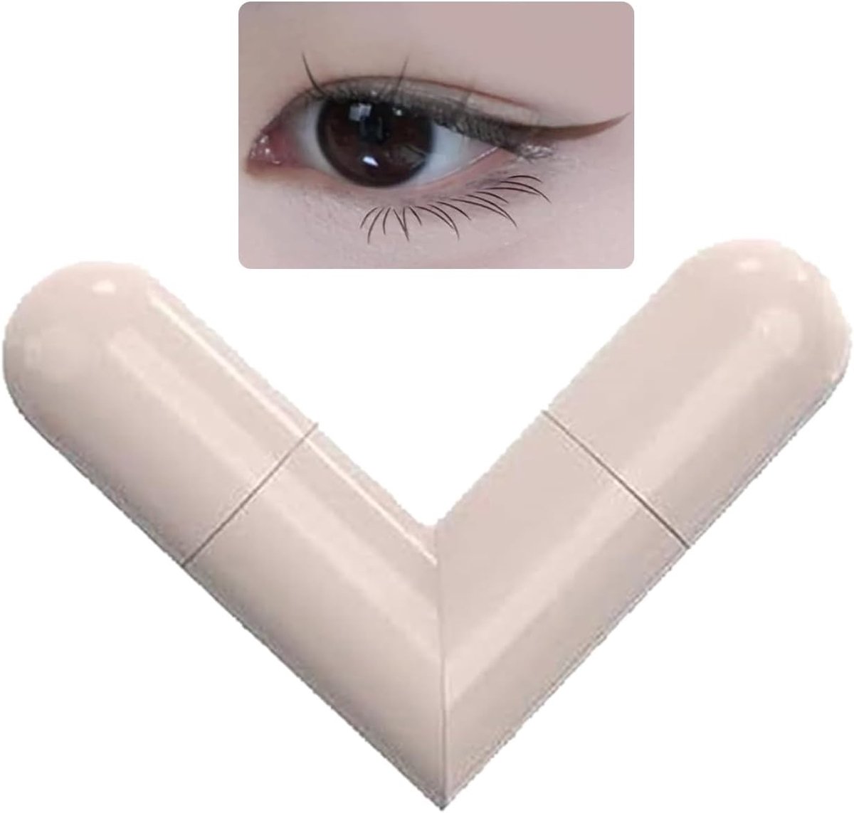 Oogpotlood Stempel - Gevleugelde Oog Stencil - Make-up Aanbrengen - Dubbelzijdig Waterdicht - Langdurig - Zwart