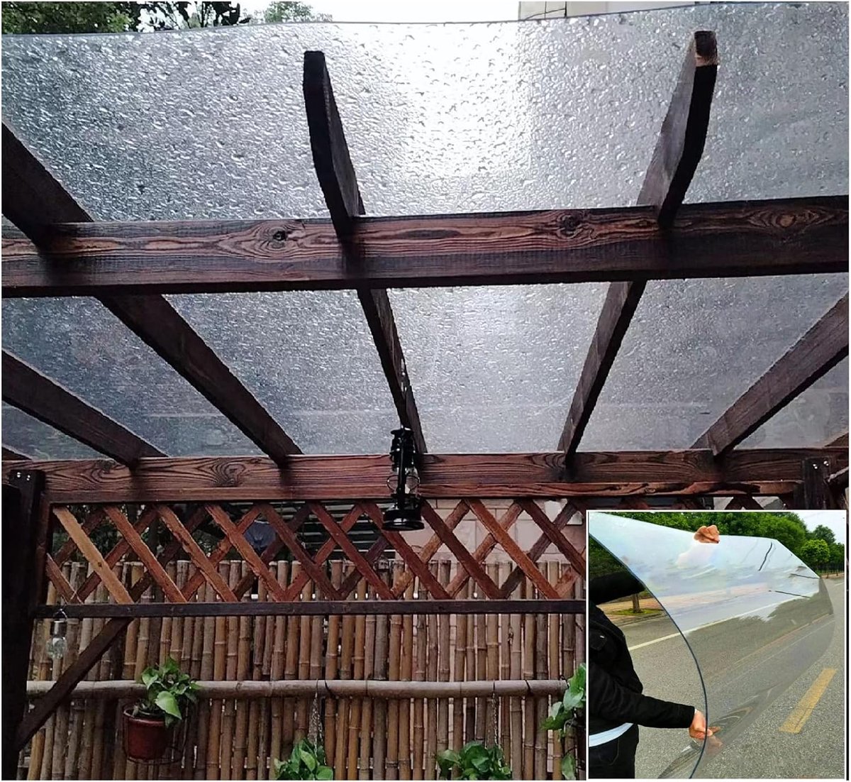Kunststof Plaat - Polycarbonaat Paneel - Dak Bedekking - Slagvast Waterdicht - 1.4x2m - Helder