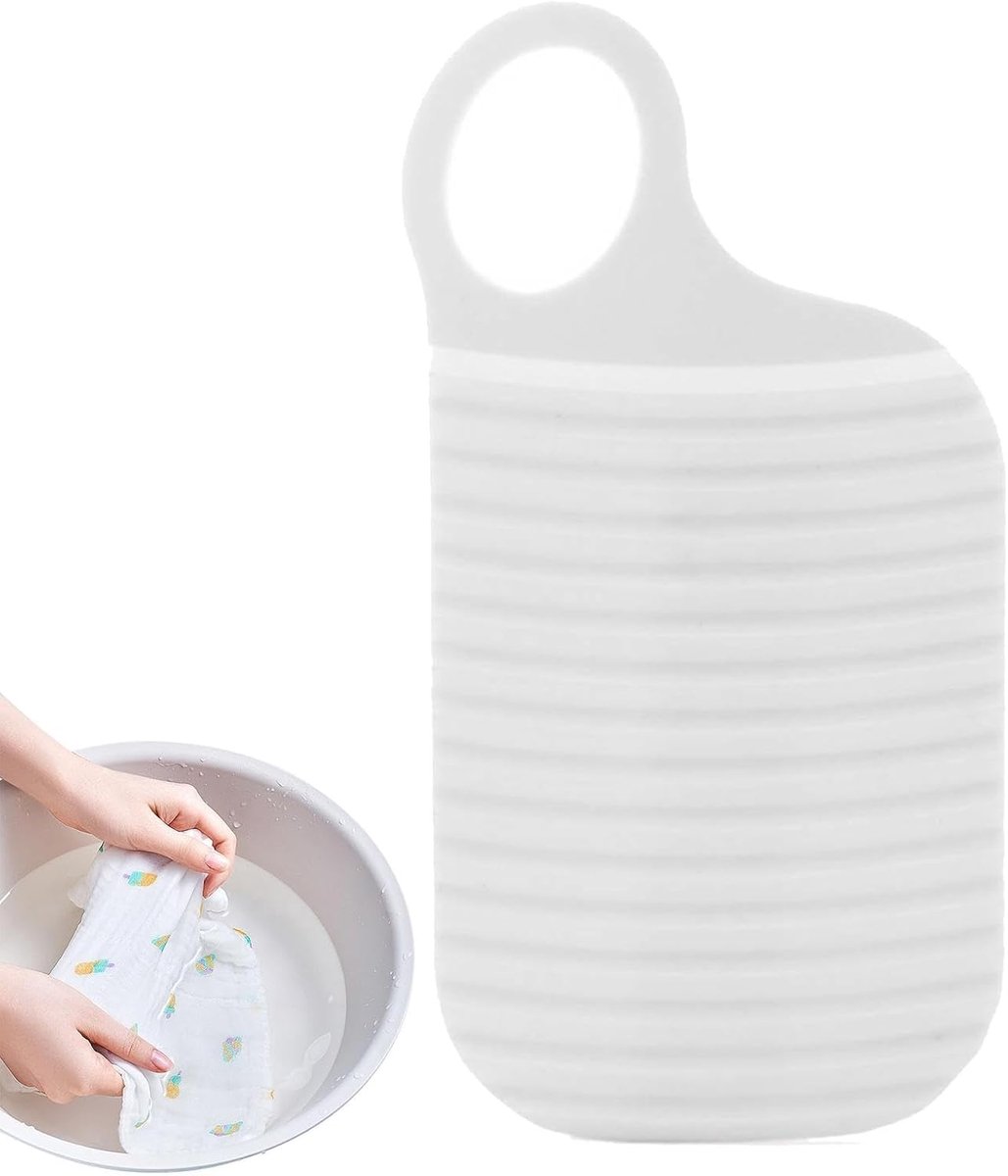 Kleine wasplank - Opvouwbare wasmachine - Handmatig wassen - Ergonomisch ontwerp - 185 x 95 cm - Wit