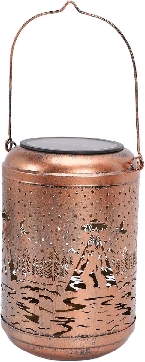 Zonne Lantaarn - Hanglamp Decoratie - Tuin Verlichting - IP65 Weerbestendig - 6 Uur Laden 