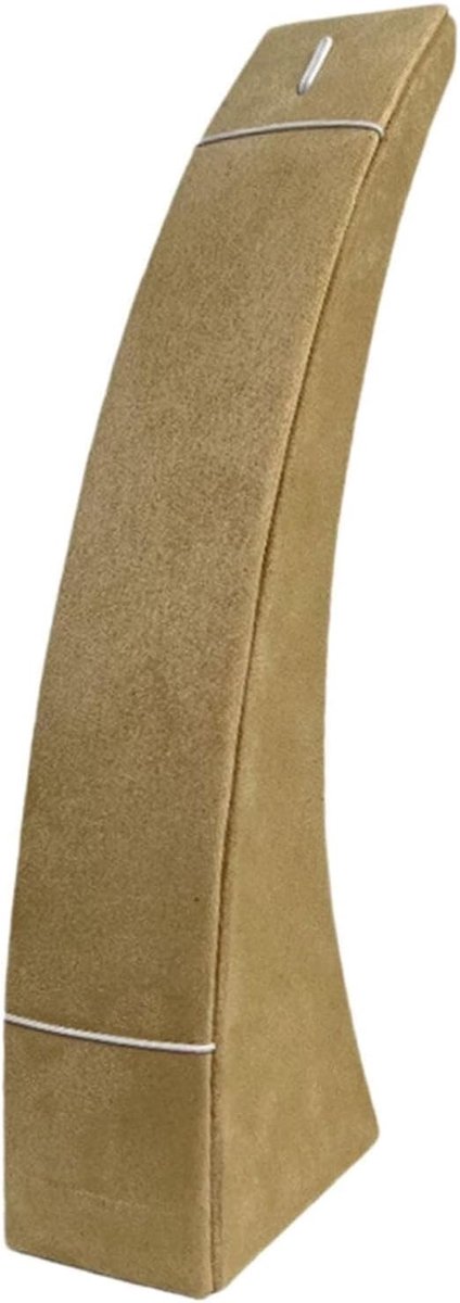 Sieradenhouder - Armbanden Display - Sieraden Presenteren - Hout en Flanel - 19.5 cm - Groen