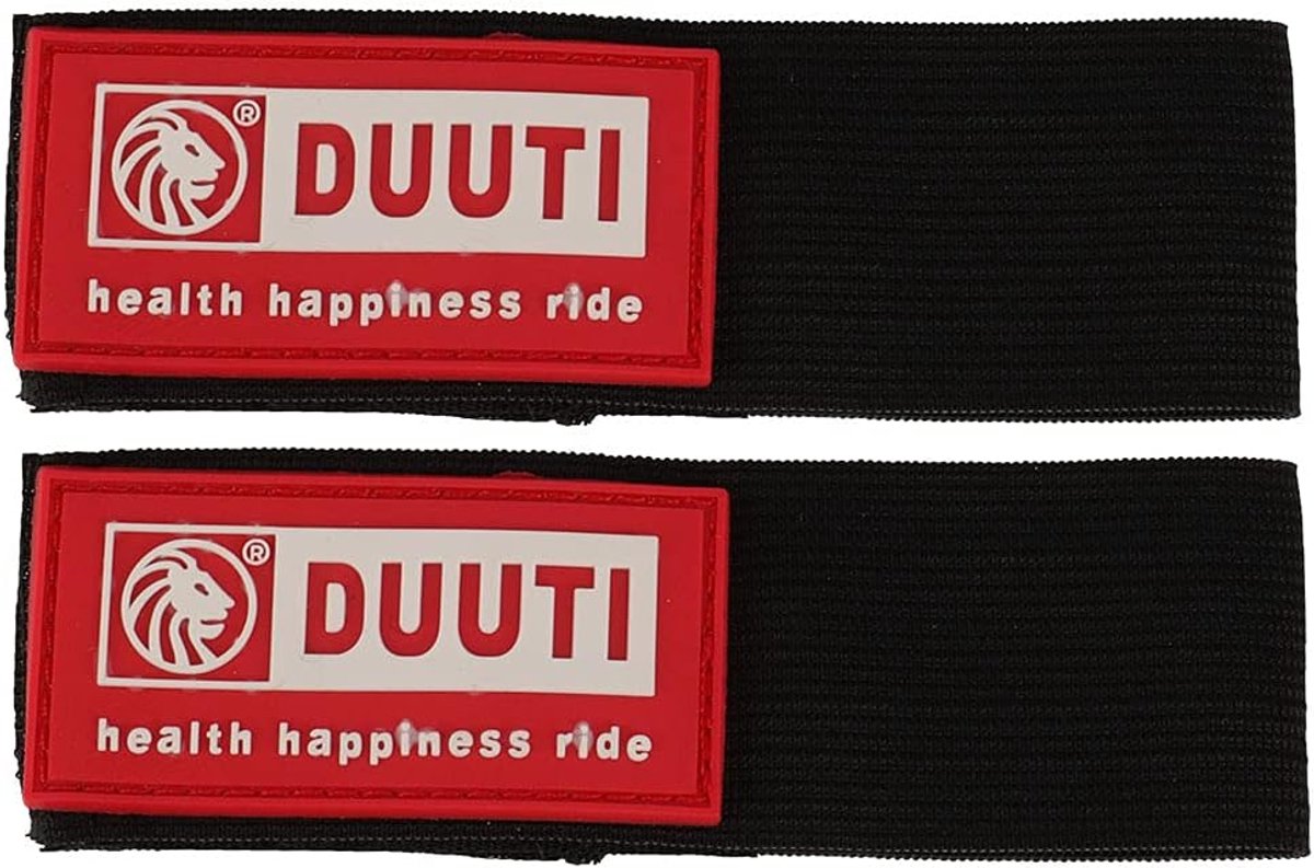 Fietsbroekbanden - Beenbanden - Fietsen - Elastisch materiaal - 14 x 3.5 cm - Zwart
