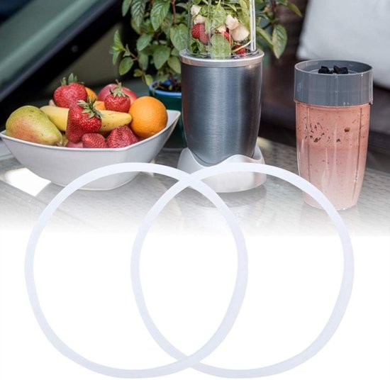 Vervangingsringen voor Juicer, 2 Stuks Witte O-ringen, Rubber Gasket voor Blender, Ideaal voor 600W Juicer en andere Keukenapparaten — afbeelding 3