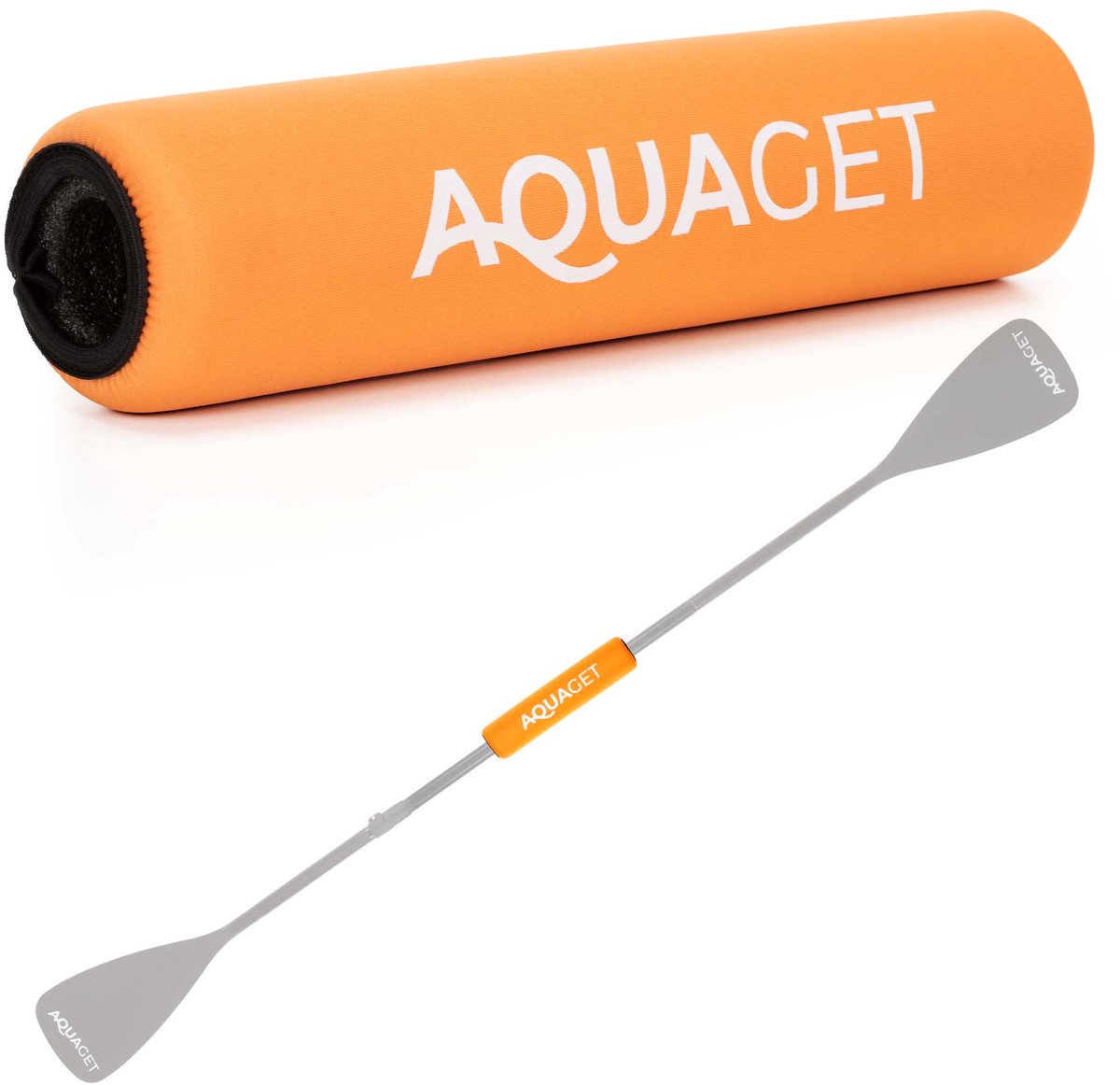 Aquaget® SUP Peddelvlodder - Roeispaanvlodder - Peddel - 30 Cm - Schuim - Oranje