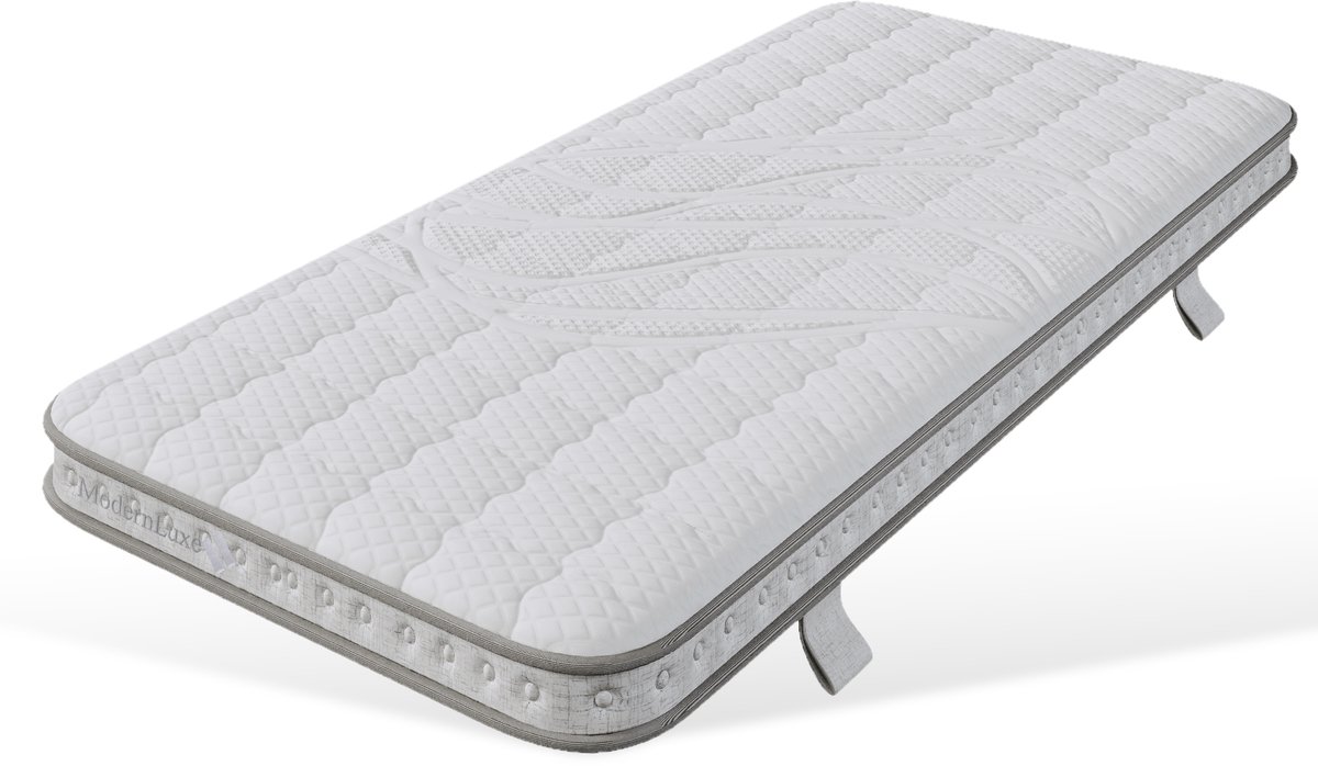 Matras - 90x200cm- Orthopedische matrassen - Gemiddelde Hardheid - 10cm dik - Koudgeschuimd schuim - Ademend - Comfort - Wit
