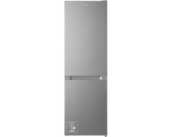 Inventum KV1500S Low Frost energiezuinige koel-vriescombinatie - 150 cm hoog - 174 liter - Energielabel D - Vrijstaand - Zilver