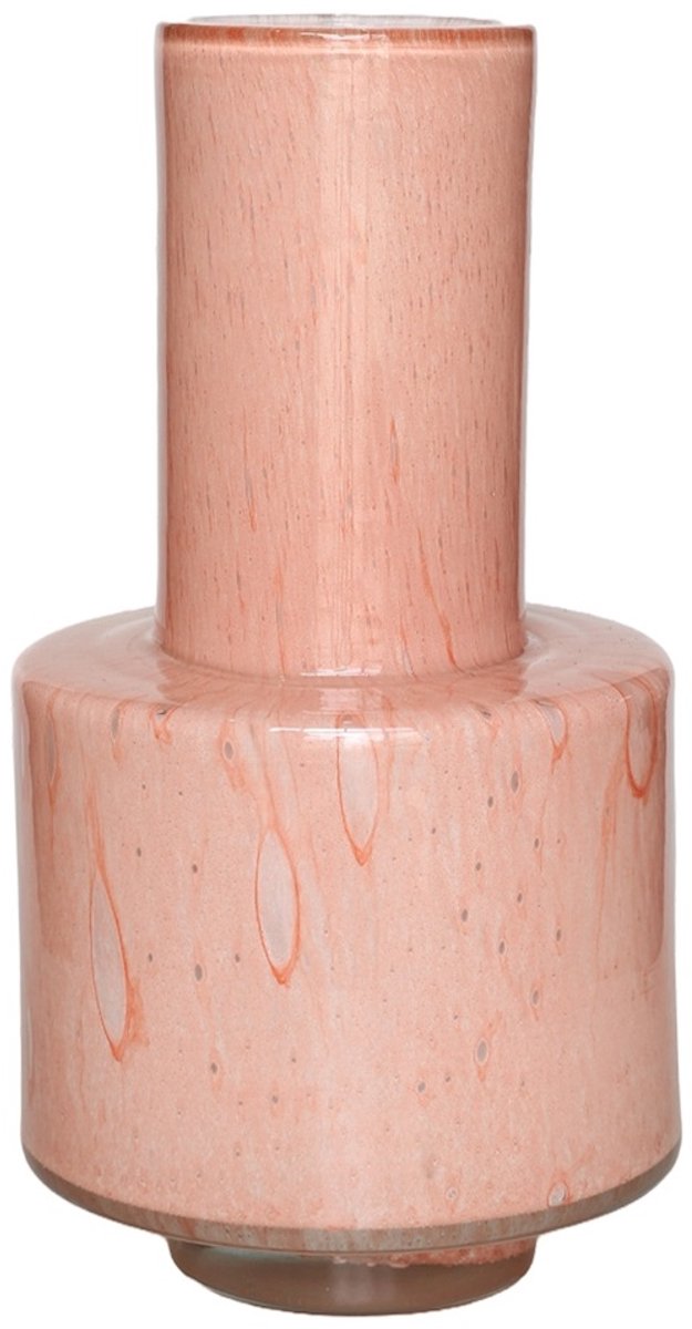 Vase The World Vaas Volta Elite | Roze - Pink | Mondgeblazen glas | Ø19 x H36 cm