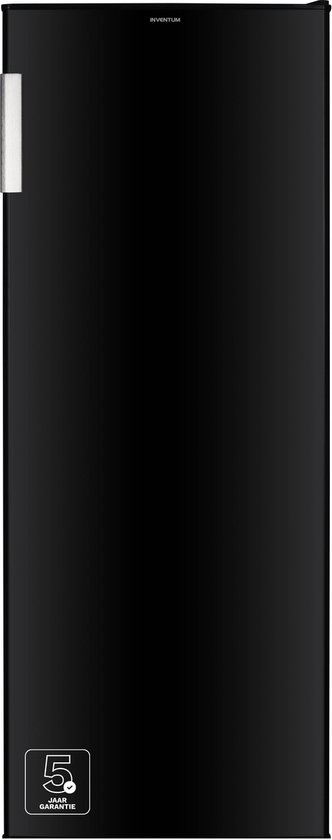 Inventum KK1430B kastmodel koelkast energiezuinig - 242 liter - 143 cm hoog - Zonder vriesvak - Led-verlichting - Energielabel D - 5 plateaus - Vrijstaand - Zwart