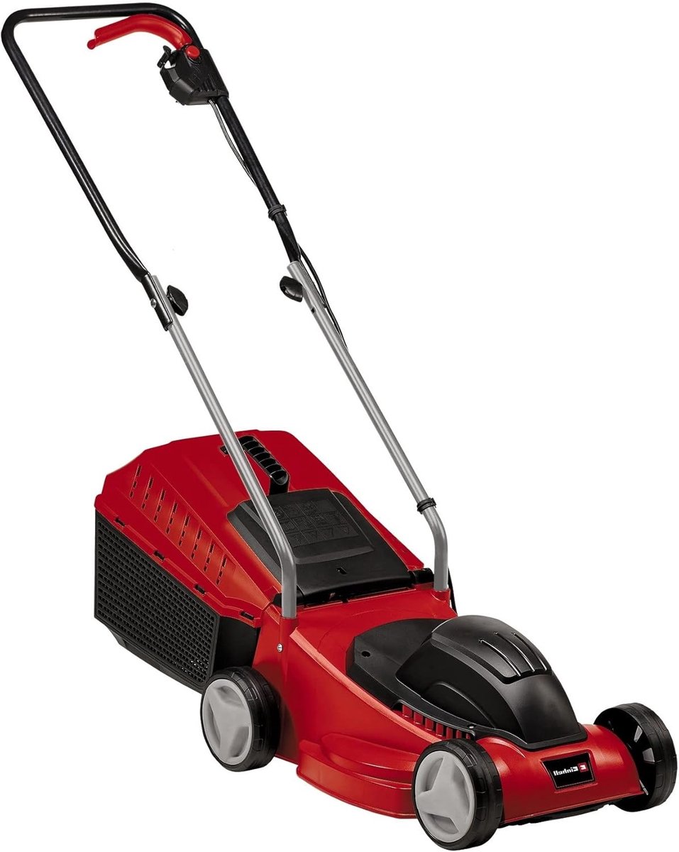 Grasmaaier Elektrisch 30L – Compacte Maaier met Inklapbare Handgreep, Grote Wielen en 3 Maaihoogtes