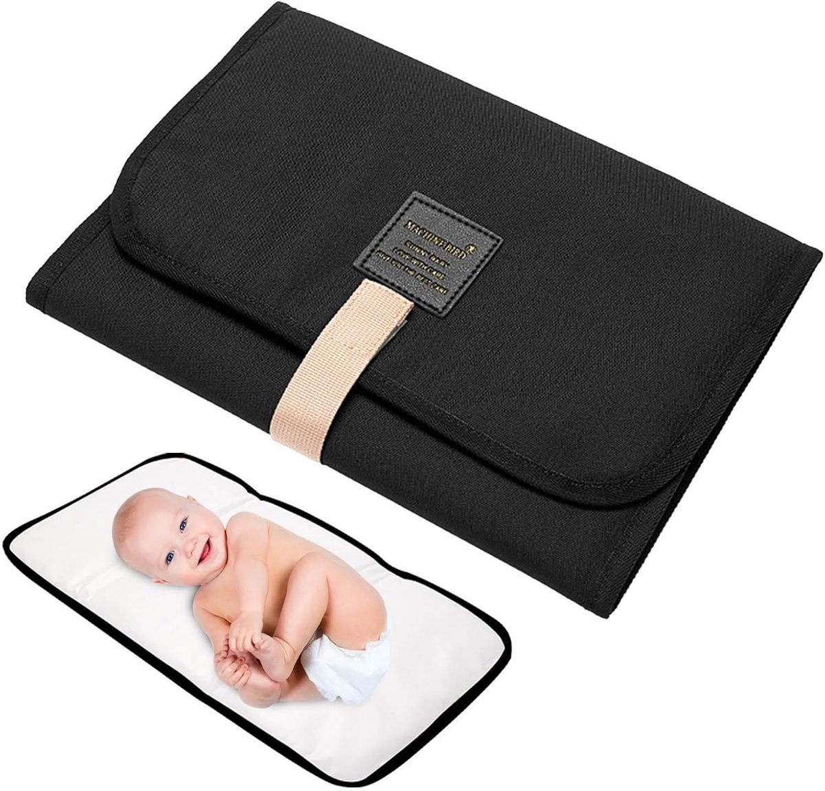 Waterdichte Opvouwbare Luiermat Voor Baby's – Draagbaar Verschoonkleed voor Onderweg en Thuis