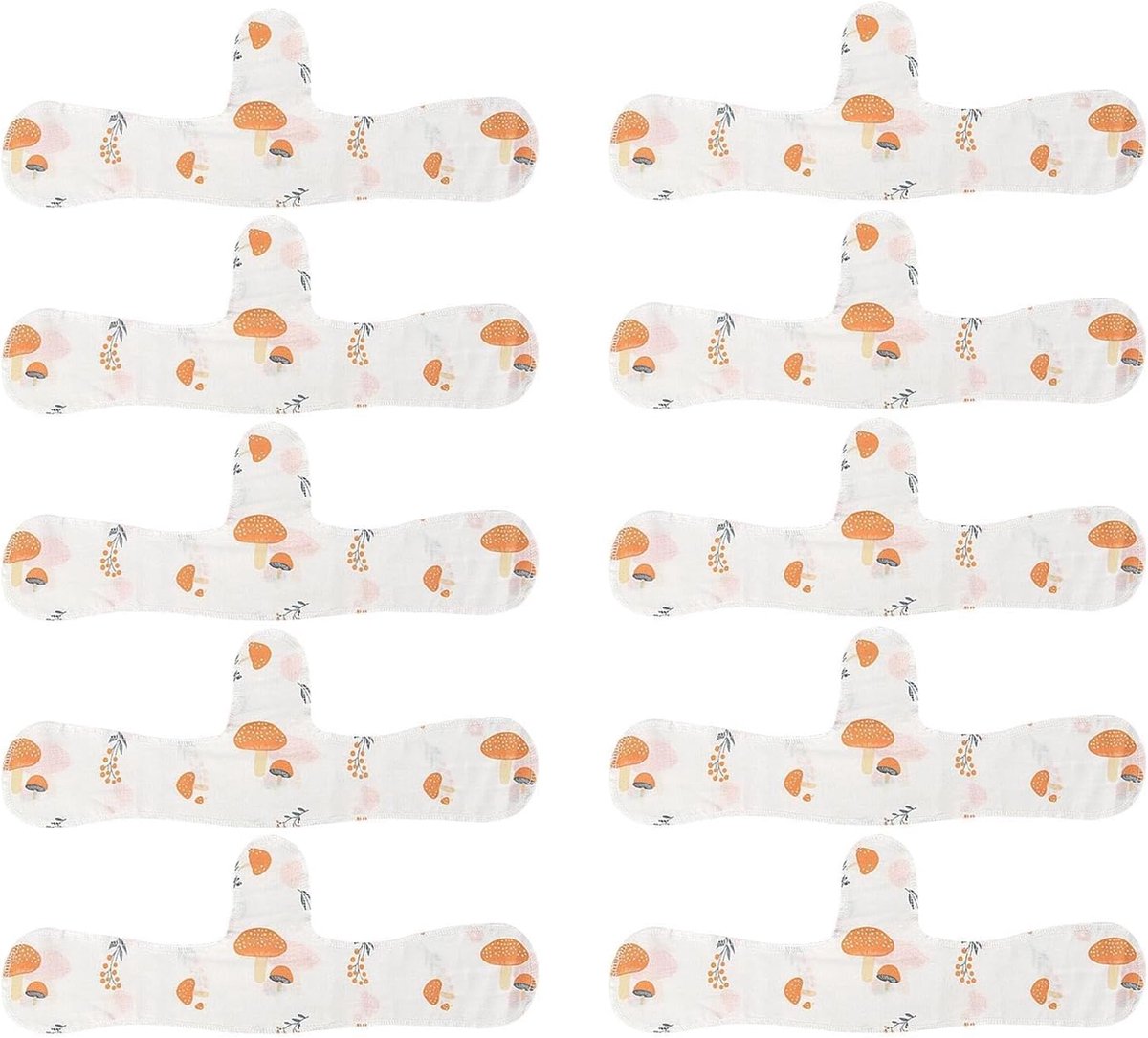 Zweetpads Onder BH - Inlegstukken Borst - Activiteiten Buiten - Snel Absorberend - 10 Stuks - Wit
